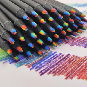 Crayons arc-en-ciel 7 couleurs en 1 pour enfants, crayons de couleur arc-en-ciel, crayons de croquis de couleurs assorties pour le dessin - Product Image 4