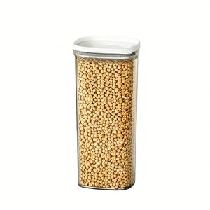 Boîtes de conservation en plastique scellées pour la cuisine, résistantes à l'humidité, adaptées aux aliments, pour céréales, légumineuses, organisateur de garde-manger - Product Image 6