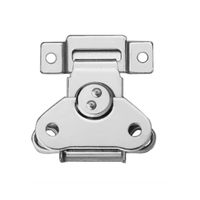 FAYSHING Cadenas papillon professionnel classique en métal sans cadre pour accessoires de flight case FS1131