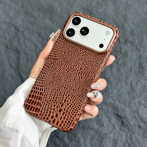 เคสหนังจระเข้แท้ L194 รุ่นหรูหรา พร้อมแม่เหล็ก สำหรับ iPhone 17 Pro Max  หนังแท้สำหรับนักธุรกิจ - Product Image 2