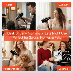 Asciugacapelli a Ioni Negativi FirePhoenix 8101X con Motore BLDC 23000RPM 2150-2400W, Asciugatura Rapida e Bassa Rumorosità <span class=keywords><strong>per</strong></span> <span class=keywords><strong>Capelli</strong></span> <span class=keywords><strong>Crespi</strong></span> - Product Image 4