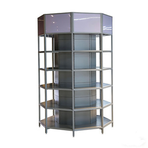 Sou Mi Ka Four Post Shelving Unit 5 Layers Single Sided Custom Size Middleweight Supermarket Shelves - Product Image 2