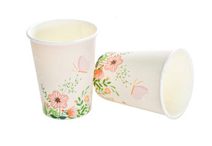 Nouveau design d'assiette en papier papillon personnalisée <span class=keywords><strong>kit</strong></span> de <span class=keywords><strong>vaisselle</strong></span> assiette <span class=keywords><strong>jetable</strong></span> rose pour fille décoration de fête d'anniversaire plats d'anniversaire - Product Image 3