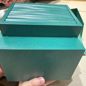 Designer custom leather <b>watch</b> <b>box</b> green <b>watch</b> <b>box</b> with custom logo protective <b>watch</b> <b>box</b> - Product Image 3