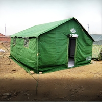 Tente pour 12 personnes, toutes saisons, abri modulaire en toile imperméable, structure en acier, triple couche, pliable, résistant à la neige, grand espace, camping
