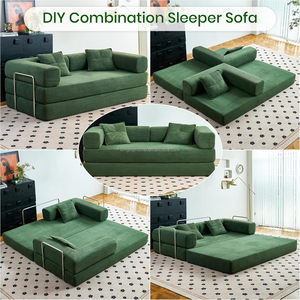 Wholesale Living Room Furniture Loveseat Compact Corduroy <strong>Cord</strong> Compressed <strong>Sofa</strong> Bed Modern Vacuum Compressed <strong>Sofa</strong> - Product Image 4