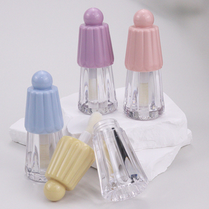 Yenilik plastik pembe mavi sevimli mantar şekilli boş 5ml dudak parlatıcısı tüpleri konteyner ambalaj - Product Image 1