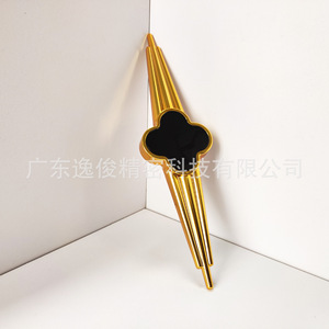 Floral Pattern <b>Sofa</b> Decorative Buckle Warm <b>Gold</b> Plastic Contemporary Design High Quality Furniture Hardware - Product Image 5