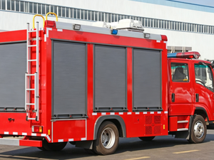 Camion de pompiers diesel manuel 6x4 avec pompe aérienne, camion de pompiers tout-terrain, camion de pompiers 4x4, camion de pompiers à poudre sèche à vendre - Product Image 6