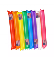 Jouets gonflables imprimés sur mesure, bruiteur de ventilateur de sport, bâton de joie Bam Bam Thunder
