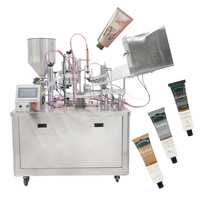 HNOC Semi Automatique Pommade Crème Solaire Remplissage Thermoscellant Lotion Tube Seal Machine pour Cosmétique Tube