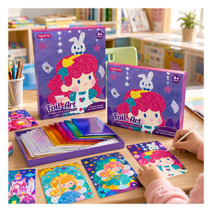 Cadeau de Noël : Atelier d'encollage de photos en feuille pour enfants, offrant une activité créative sans désordre, un jeu autonome et un divertissement en classe, avec bâtonnets décoratifs - Product Image 4