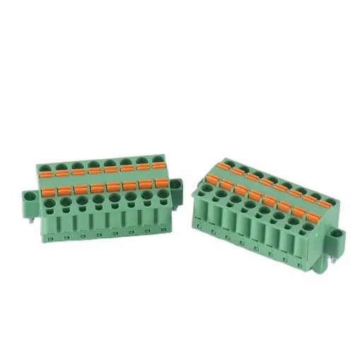5.08mm Pitch Insulated Modular Strip Length 7-8mm Dust Cover Wire Guard Connector Terminal Block
