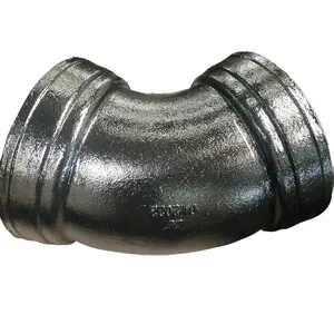 Ductile Iron Pipe Fittings Double Socket Bend Socket Elbow 90 degree