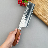 Couteau à trancher et à couper en acier inoxydable damas multi-usages de cuisine de dame de chef à usage domestique Design japonais