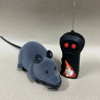 Jouet électrique amusant pour chat, souris simulée télécommandée sans fil, protection de l'environnement, dessin animé moderne