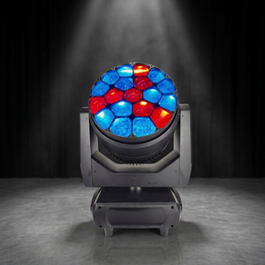 Projecteur de scène à tête mobile LED 1960RGB DMX512 avec zoom, faisceau et effet wash pour DJ et concerts - Product Image 1