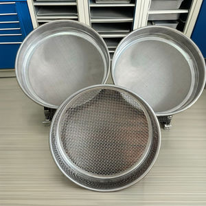 Saringan uji mikron tahan lama Diameter 200mm-400mm layar rangka logam untuk penggunaan laboratorium suku cadang peralatan pengujian - Product Image 2