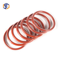 Joint torique en silicone enveloppé de FEP, coque en PTFE, noyau intérieur en caoutchouc nitrile, haute température, anti-corrosion, joint torique de qualité alimentaire
