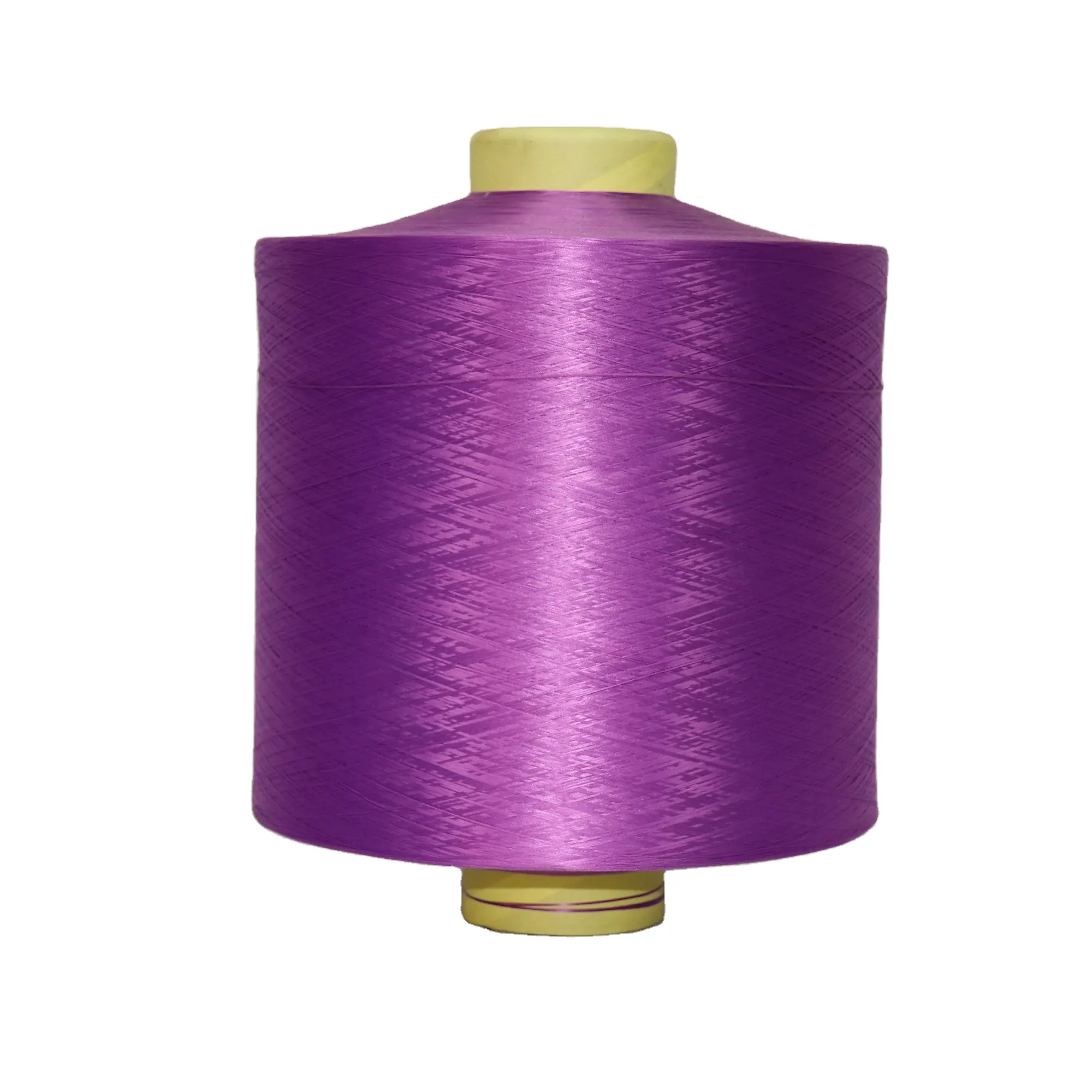 Polyester DTY yarn 폴리 에스터 뜨개질 150D/48F 익지않는 백색