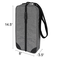 Sac isotherme professionnel pour bouteille de vin en Oxford 600D, idéal pour pique-nique en extérieur et cadeau d'entreprise
