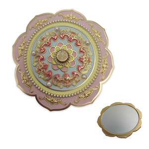 Factory Custom Portable Cosmetic Metal Folding Mirror Promotional Handheld Mirror