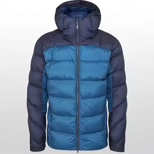 Piumino bianco invernale personalizzato di alta qualità da esterno resistente all'acqua e traspirante senza cuciture tessuto con cappuccio - Product Image 2