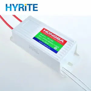 Hongba Transformator Elektronik, Tahan Air Daya Tinggi 6kv 6000V 30MA Neon 5kv dengan Kabel HT untuk Lampu Tanda Neon