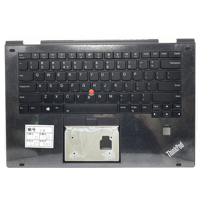 New Original Laptop C-cover with US Backlight Keyboard for Lenovo ThinkPad X1 Yoga 2nd Gen Laptop Palmrest Upper Case 01HY818
