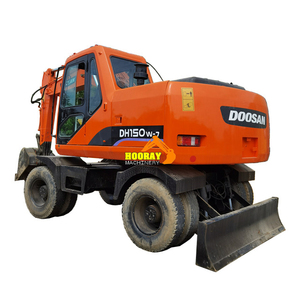 Excavadora de Ruedas Usada Doosan DH150 W-7, Maquinaria de Segunda Mano en Venta, en Buenas Condiciones, Directamente del Fabricante en China - Product Image 3