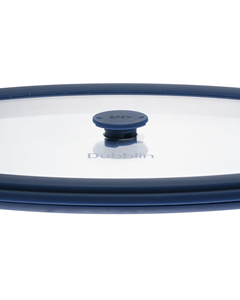 Modern Design Round High Borosilicate Glass Baking Dish Set with Glass Lid Microwavable & Dishwasher Safe Large Capacity - Product Image 3
