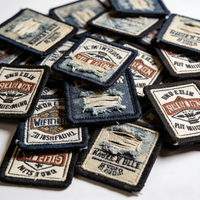 Patch personnalisé bien conçu, patchs brodés en chenille personnalisés, à repasser, style western, Noël, patch en chenille mignon pour vêtements