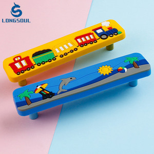 Trung Quốc thực hiện Chất lượng cao trẻ em NỘI THẤT PHÒNG NGỦ tủ cao su nhựa phim hoạt hình xử lý <span class=keywords><strong>knobs</strong></span> - Product Image 2