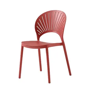 La migliore vendita a buon mercato Design moderno colorato sedie da pranzo impilabili silla comedor PP sedia in plastica