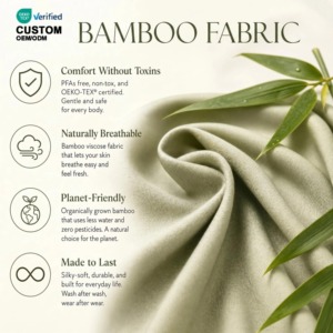Camicia da Notte Elegante in Bambù per <span class=keywords><strong>Donna</strong></span>, <span class=keywords><strong>Pigiama</strong></span> Intero Estivo <span class=keywords><strong>Leggero</strong></span> con Logo Frontale - Product Image 2