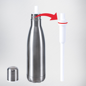 500 मिलीलीटर हाइड्रोजन समृद्ध स्टेनलेस स्टील अलकलाइन पानी आयनन जनरेटर बोतल मैनुअल सक्रिय कार्बन बाहरी उपयोग के लिए हटाएँ - Product Image 1