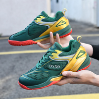 Chaussures de sport respirantes pour le tennis de table 2025, chaussures de sport professionnelles pour l'entraînement, chaussures de badminton tendance, antidérapantes, chaussures de tennis pour hommes