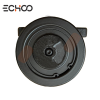 Rouleau supérieur Echoo CX75SR/CX80/CX80 SR pour chenilles de mini-pelle, matériau 50Mn, noir, résistant à l'usure