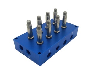 วาล์วควบคุมลมแบบใหม่ของแท้จากหนิงโป ประเทศจีน ปี 2021 รุ่น Pilot Type Manifold Valves วาล์วโซลินอยด์ระบบกันสะเทือนแบบลม ขนาด 1/4 3/8 อลูมิเนียม Accuair Ride - Product Image 2
