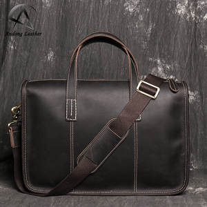 Maletín para Portátil de 13 Pulgadas Andong Business, Bolsa de Mensajero de Cuero Genuino de Vaca para Hombre, Bolsos de Hombro de Cuero Crazy Horse para Hombre - Product Image 1