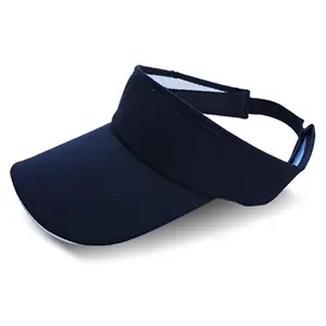 Boné de viseira de sol bordado personalizado para uso ao ar livre, chapéu respirável com baixo Moq/viseira esportiva, chapéu esportivo com design personalizado