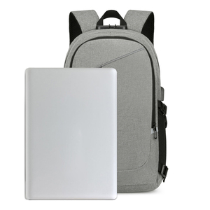 Tùy Chỉnh 16 Inch Chống Trộm Kinh Doanh Không Thấm Nước Máy Tính Xách Tay Ba Lô Mens USB Sạc Túi Máy Tính Với Nylon Lót Dây Kéo Đóng Cửa - Product Image 2