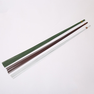 Tallo <span class=keywords><strong>de</strong></span> flor artificial <span class=keywords><strong>de</strong></span> 80cm <span class=keywords><strong>de</strong></span> longitud, <span class=keywords><strong>varilla</strong></span> <span class=keywords><strong>de</strong></span> alambre <span class=keywords><strong>de</strong></span> hierro cubierta <span class=keywords><strong>de</strong></span> plástico, simulación <span class=keywords><strong>de</strong></span> verde, blanco, Material Floral DIY - Product Image 4