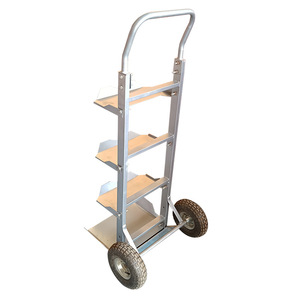 รถเข็นถังน้ำ 5 ถัง 2 ล้อ แบบพกพา ทำจากเหล็ก สำหรับใช้ในบ้าน - Product Image 3