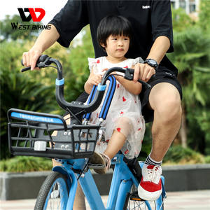 WEST BIKING-sillín delantero de bicicleta eléctrica para niños, <span class=keywords><strong>silla</strong></span> de seguridad para bebé desmontable, <span class=keywords><strong>silla</strong></span> de aleación de liberación rápida, asiento de seguridad para niños - Product Image 6