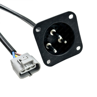Prise d'alimentation ca boîte d'entrée prise câble support de recharge prise 220V AC 15A 35A 75A avec câble de 0.7m