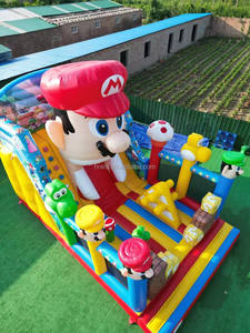 Tobogán Inflable <span class=keywords><strong>Super</strong></span> <span class=keywords><strong>Mario</strong></span>, Combo de Brincolín Comercial para Adultos, Castillo Inflable para Niños con Soplador de Aire, Tamaño Personalizado - Product Image 2