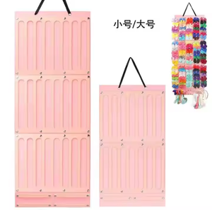 Sac suspendu de bijoux d'accessoires de cheveux de feutre rose de prix concurrentiel - Product Image 1