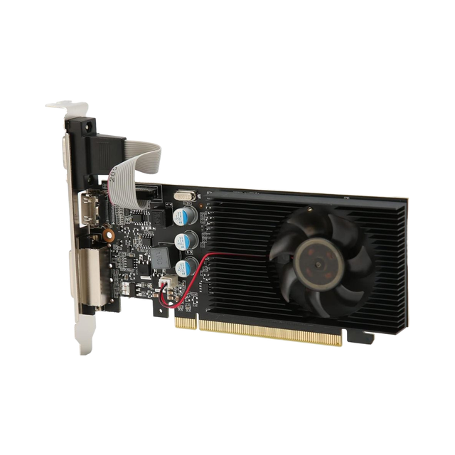 New GT210 1GB DDR3 64-Bit PCI Express DirectX10 Workstation GPU with Fan Cooling for DVI/VGA Interfaces at 1000MHz