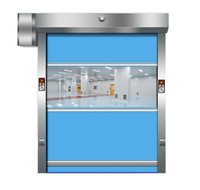 Porte rapide enroulable en PVC OEM/ODM, design tropical, anti-déchirure, pour entrepôt de plantes, entrepôt et garage privé